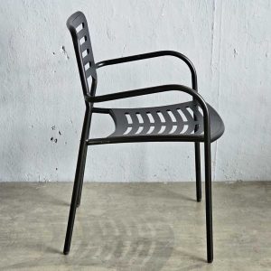 Ghế sắt ngoài trời có tay vịn GCF219