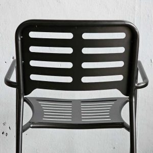 Ghế sắt ngoài trời có tay vịn GCF219