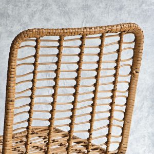 Ghế đan lưới giả mây khung sắt GCF186