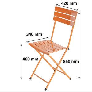 Ghế sắt ngoài trời xếp gọn Patio - GCF114