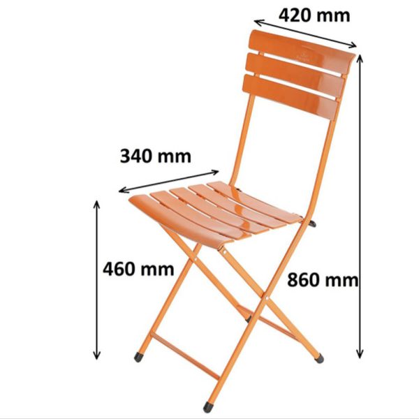 Ghế sắt ngoài trời xếp gọn Patio - GCF114