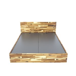 Giường ngủ 160x200cm gỗ tràm màu tự nhiên GN68038