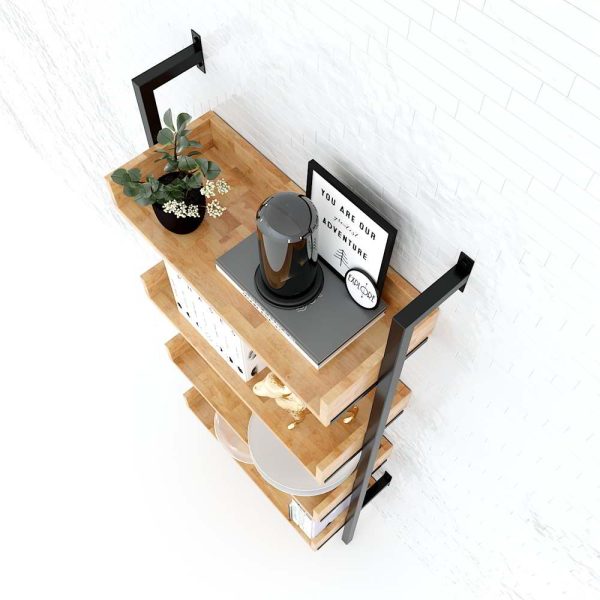 Kệ sắt áp tường 4 tầng 65x25x145(cm) KTT68019