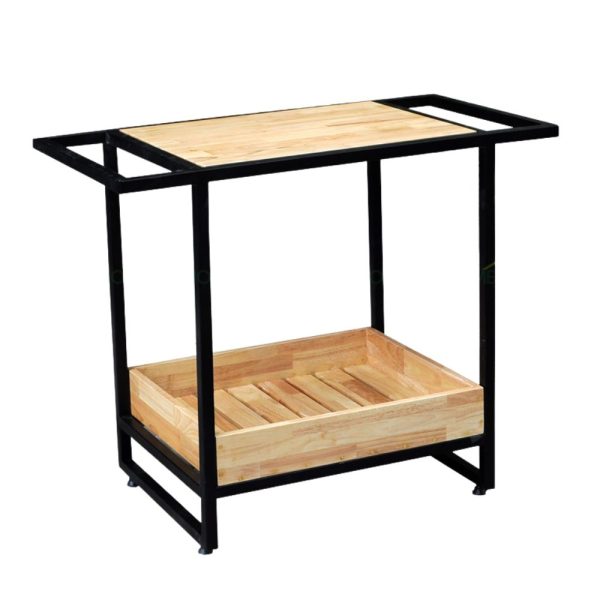 KB68005 - Kệ bếp Kitchenshelf gỗ 2 tầng - 95x50x75 (cm)