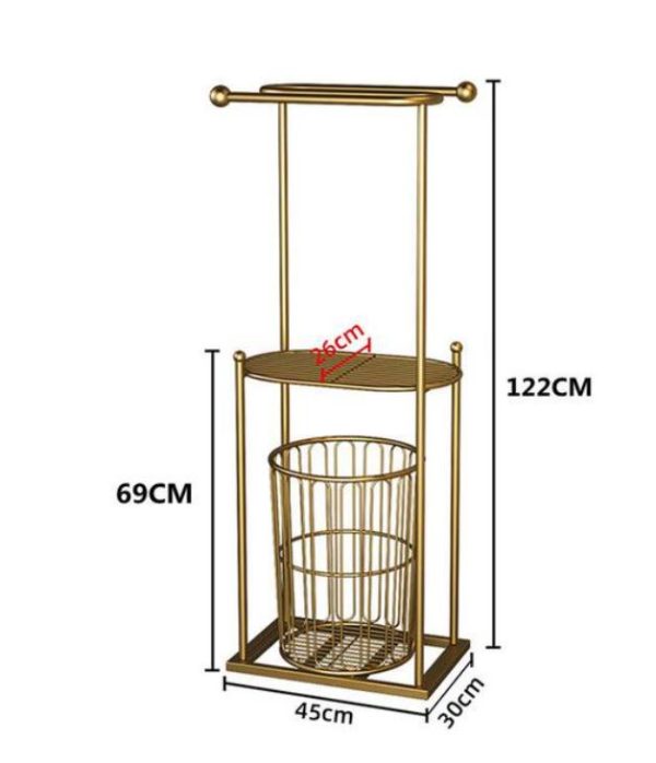 Giá để đồ phòng tắm khung sắt sơn tĩnh điện KPT68022