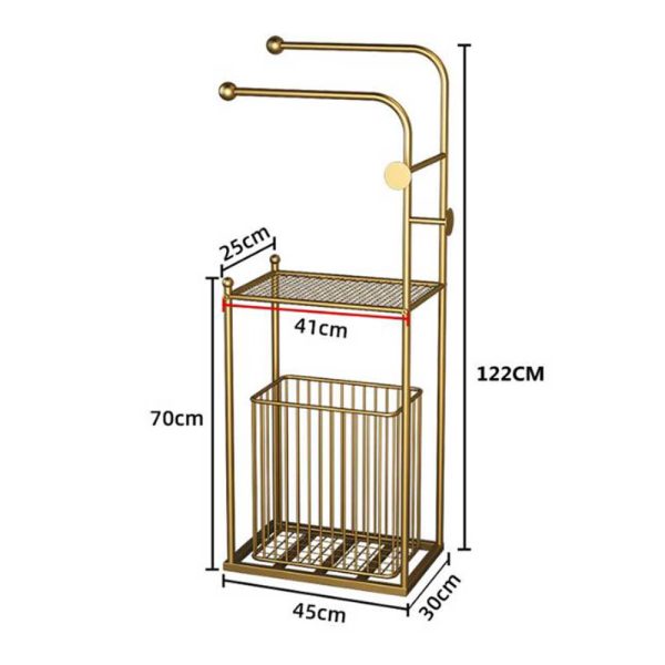 Giá để đồ phòng tắm khung sắt sơn tĩnh điện KPT68021