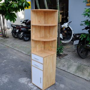 KGT68008 - Kệ góc tường 3 ngăn tủ - 40x40x180 cm