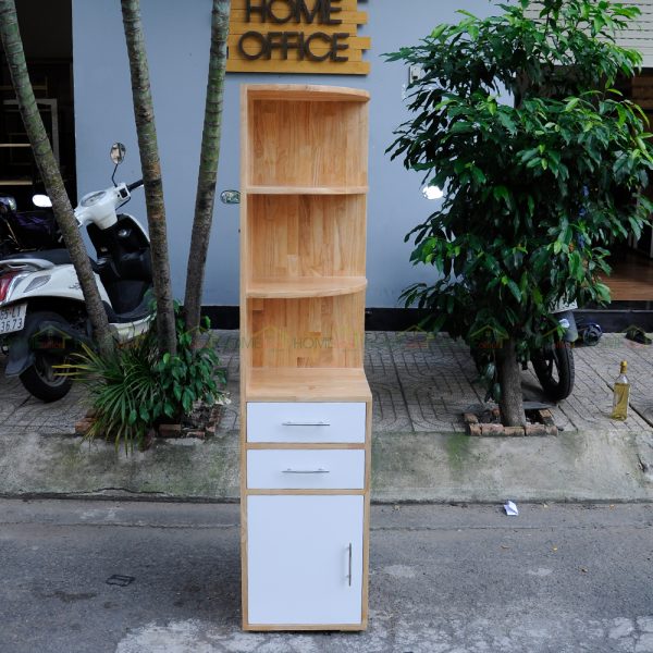 KGT68008 - Kệ góc tường 3 ngăn tủ - 40x40x180 cm
