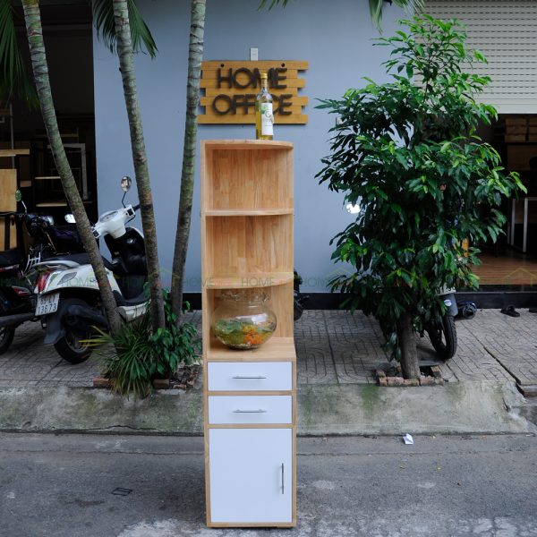 KGT68008 - Kệ góc tường 3 ngăn tủ - 40x40x180 cm