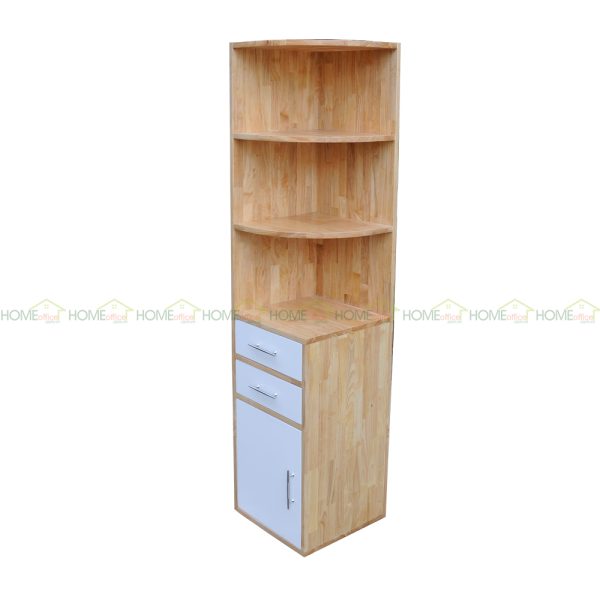 KGT68008 - Kệ góc tường 3 ngăn tủ - 40x40x180 cm