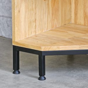 Kệ góc tường 5 tầng 40x32x172cm gỗ cao su KGT68026