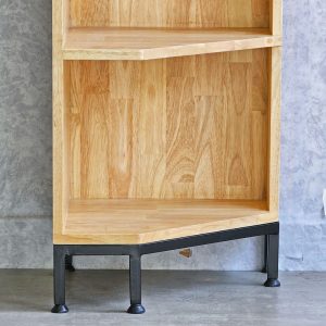 Kệ góc tường 5 tầng 40x32x172cm gỗ cao su KGT68026