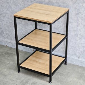 Kệ đứng 2 tầng 45x45x75cm gỗ plywood khung sắt KTB68160