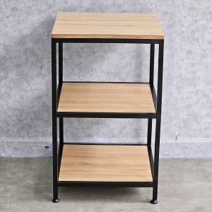 Kệ đứng 2 tầng 45x45x75cm gỗ plywood khung sắt KTB68160