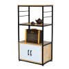 Kệ bếp đa năng 60x40x115cm gỗ cao su KB68048