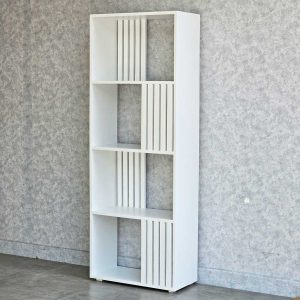 Kệ sách 4 tầng 60x28x160cm gỗ cao su sơn màu KS68230