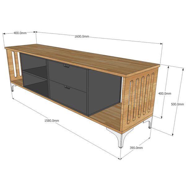 KTV68041 - Kệ tivi phòng khách hiện đại bằng gỗ