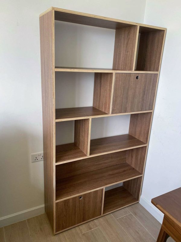 Kệ sách trang trí gỗ Plywood KS68166