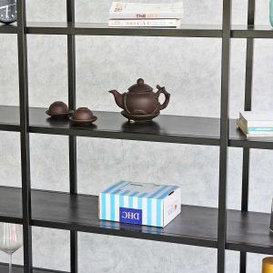 Kệ trang trí S-SHELF 120x30x150cm gỗ cao su KTB68032