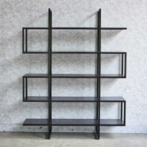 Kệ trang trí S-SHELF 120x30x150cm gỗ cao su KTB68032