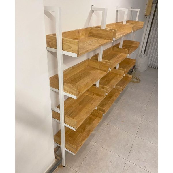 Kệ sắt áp tường 4 tầng 65x25x145(cm) KTT68019
