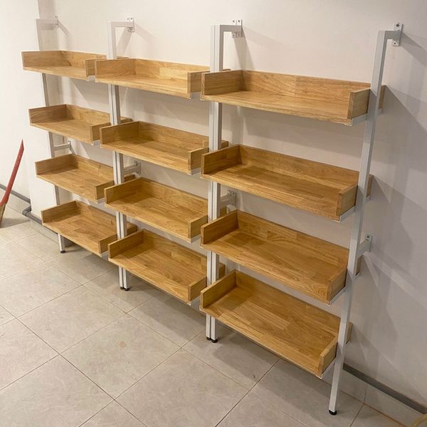 Kệ sắt áp tường 4 tầng 65x25x145(cm) KTT68019