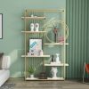 Kệ trang trí, kệ trưng bày mặt gỗ khung sắt KTB68098