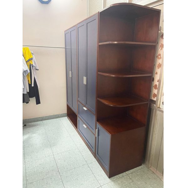 module tủ quần áo kết hợp kệ trang trí