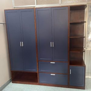 module tủ quần áo kết hợp kệ trang trí