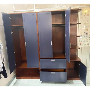 module tủ quần áo kết hợp kệ trang trí