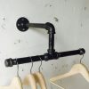 GQA68012- Giá treo đồ ống nước bắt tường rộng 50cm