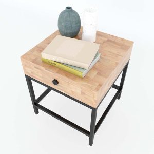 Tủ đầu giường hiện đại khung sắt 45x45x50 (cm) TDG68028