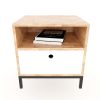 Tủ đầu giường 1 ngăn kéo gỗ cao su 50x45x57cm TDG68032