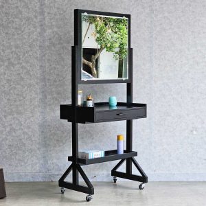 Trạm làm đẹp Beauty Salon di động 76x50x170cm gỗ cao su TDSL007