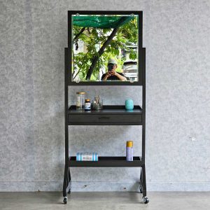 Trạm làm đẹp Beauty Salon di động 76x50x170cm gỗ cao su TDSL007