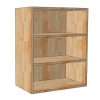 Module tủ bếp trên 60cm hệ hở 3 tầng TBT015