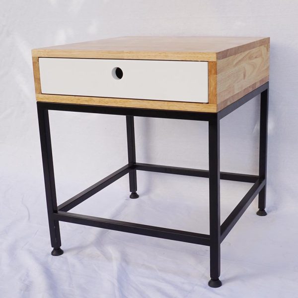 Tủ đầu giường hiện đại khung sắt 45x45x50 (cm) TDG68028