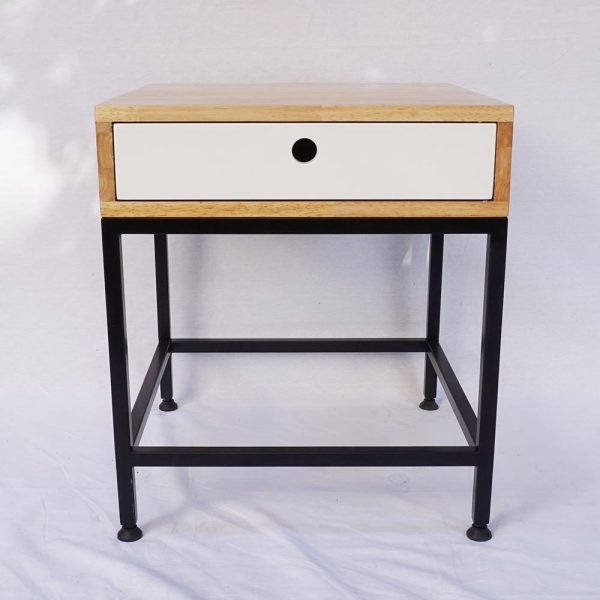 Tủ đầu giường hiện đại khung sắt 45x45x50 (cm) TDG68028
