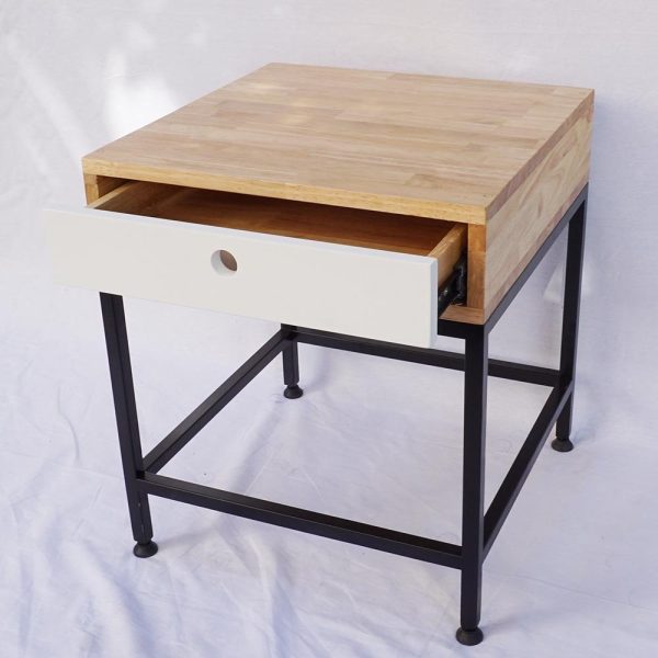 Tủ đầu giường hiện đại khung sắt 45x45x50 (cm) TDG68028