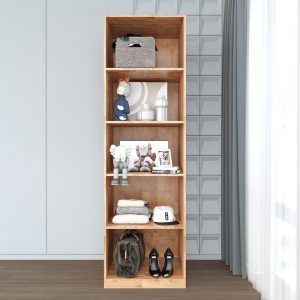Tủ quần áo 5 tầng gỗ cao su TQA68021